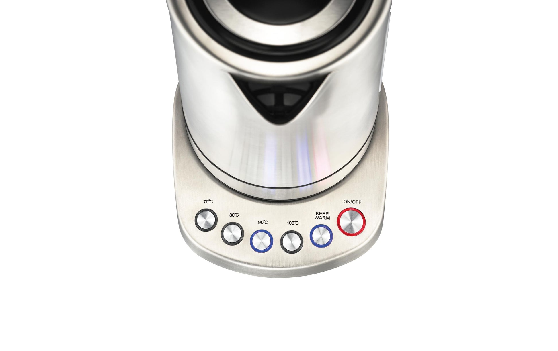 Solis Digital 5516 – Wasserkocher 1,7 l, Temperaturregler, Edelstahl, Silber