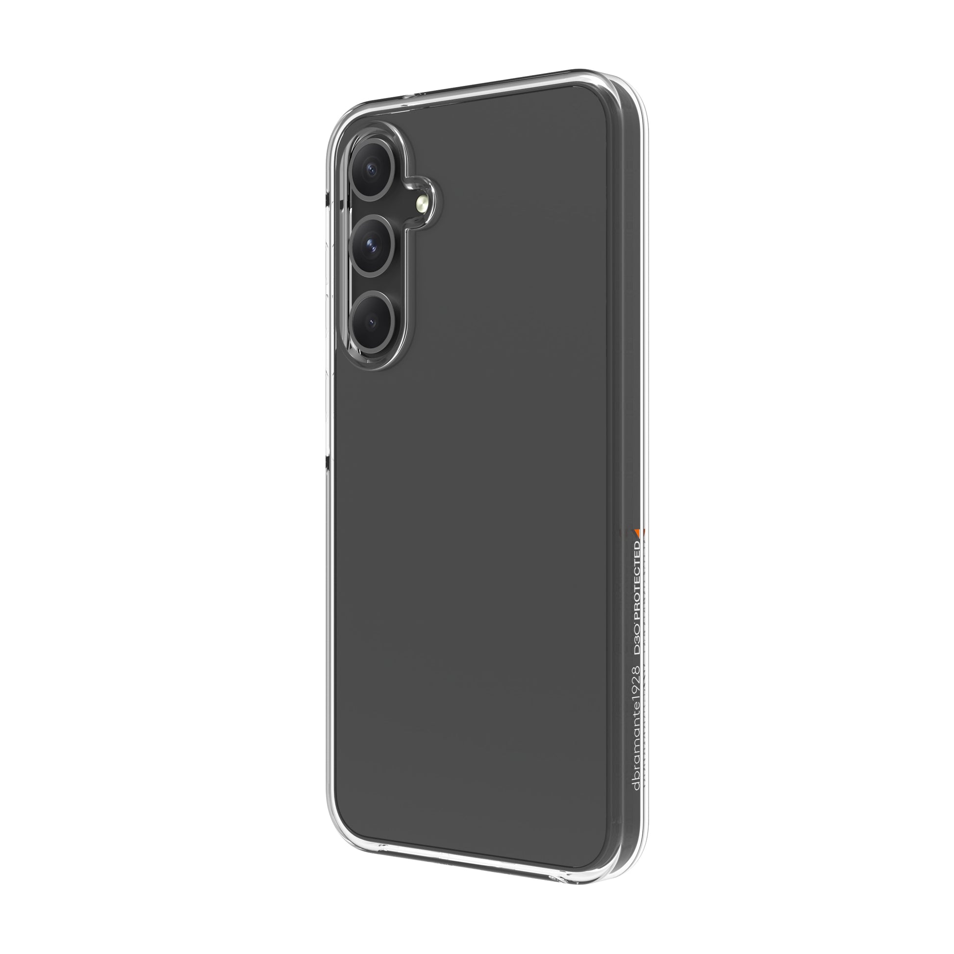 dbramante1928 Iceland Ultra D3O Backcover – für Samsung Galaxy A55 5G, Recycling-Kunststoff, Transparent