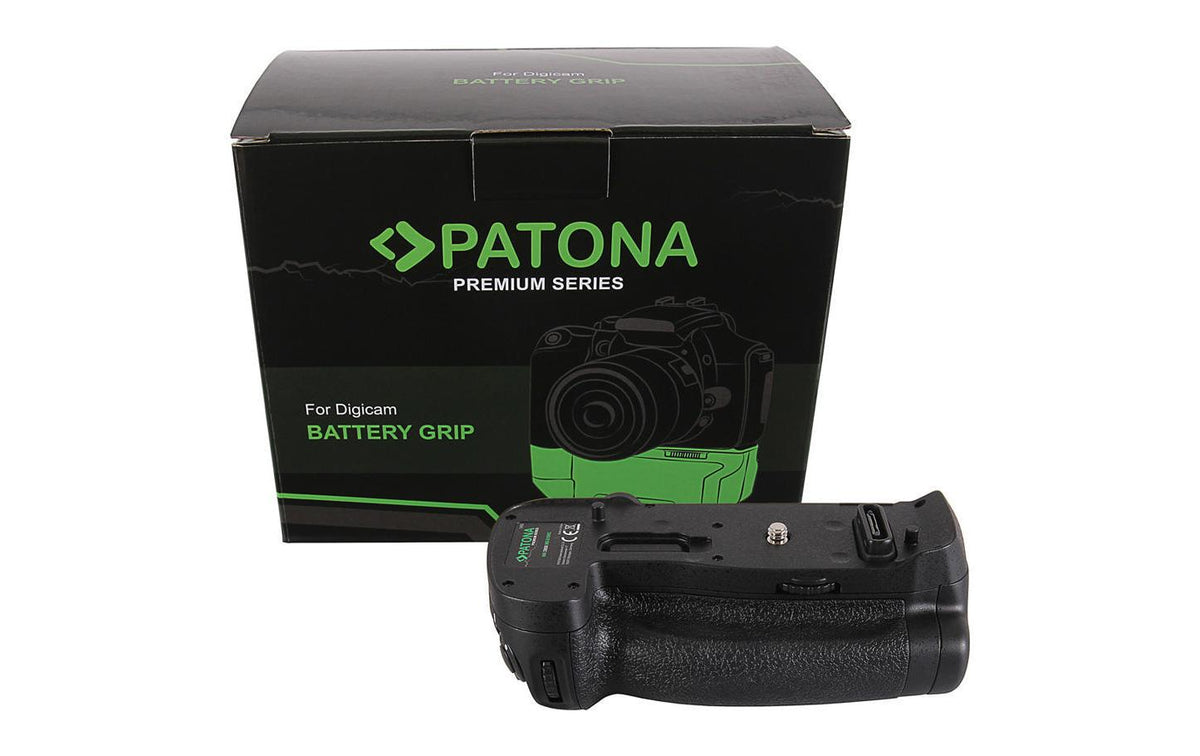 PATONA 1493 Batteriegriff für Nikon D850 – Schwarz – AA-Batterien, mit Fernauslöser