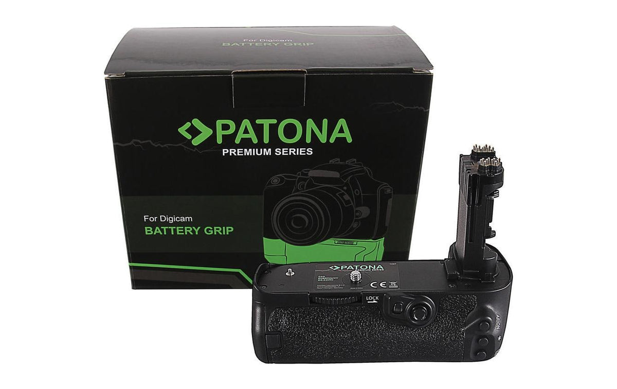 PATONA 1497 Batteriegriff – 2-fach – für Canon EOS 5D Mark IV – Schwarz