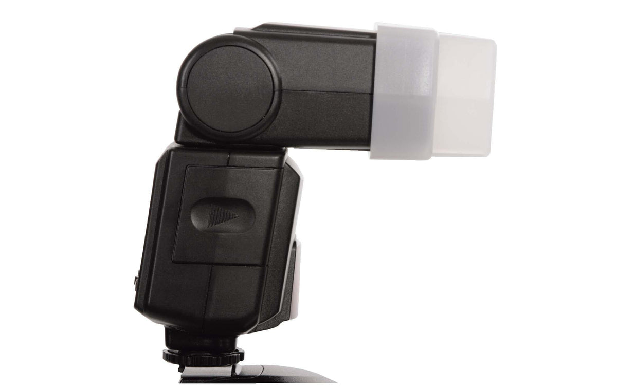 Dörr SLR Soft Diffusor L 65 × 44 mm – für Canon 580EX, 580EX II, Sony HVL-F58AM – Weiss