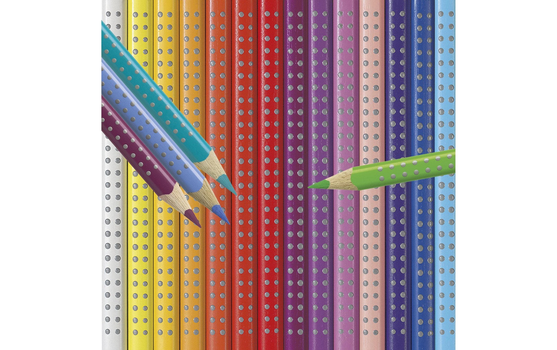 Faber-Castell Aquarellfarbstifte – 12 Farben, im Kartonetui, Ø 3 mm, dreikantig, FSC