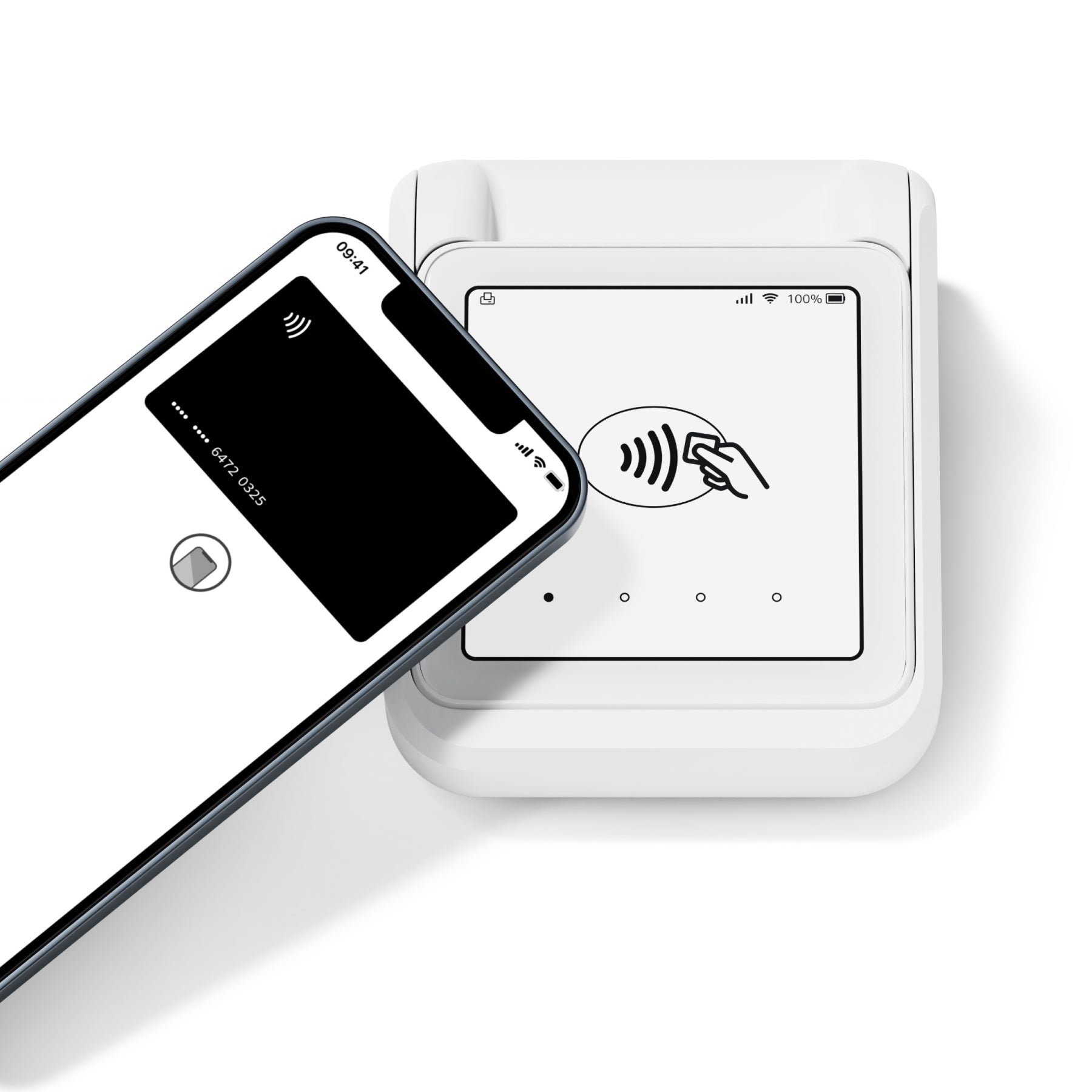 SumUp Solo – Mobiles POS-Terminal – WLAN, 4G, NFC – Weiss