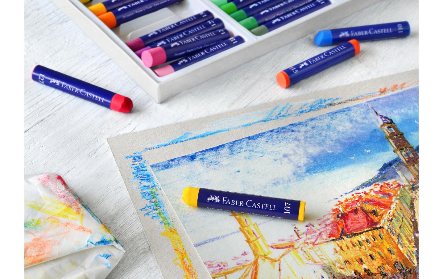 Faber-Castell Studio Qualität Ölpastellkreiden – Mehrfarbig – 36 Farben