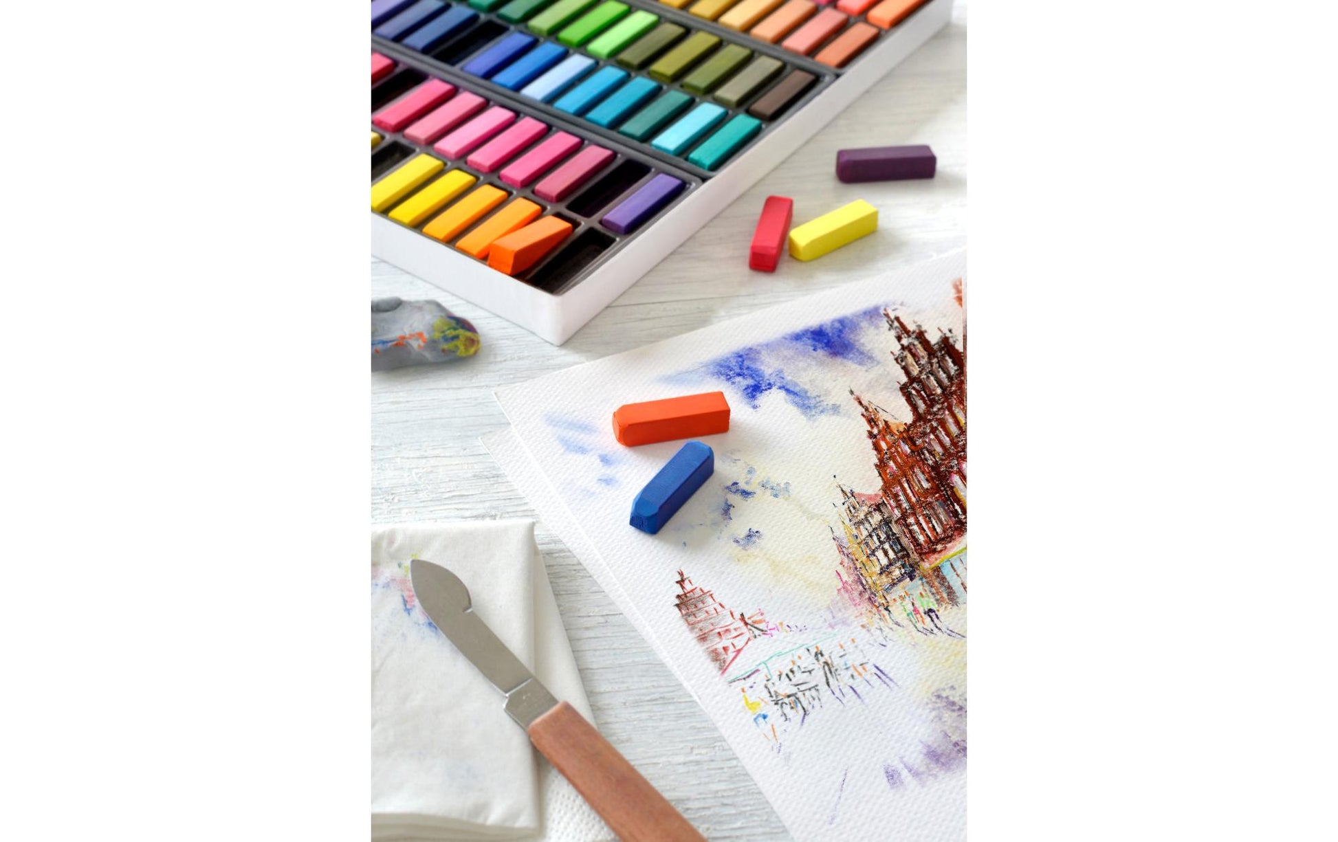 Faber-Castell Softpastellkreiden, sortiert, 24er-Set