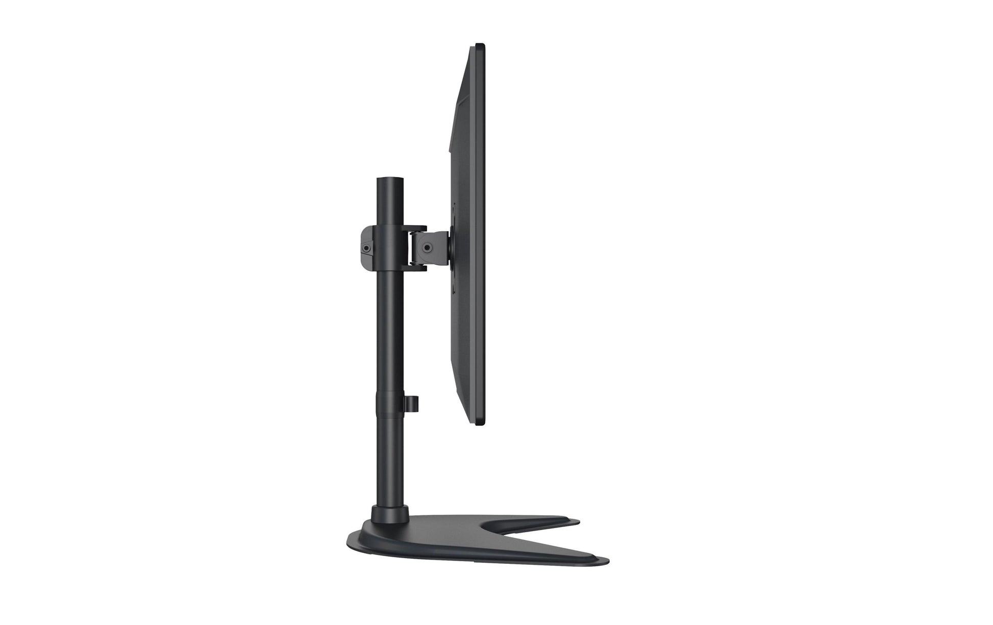 Multibrackets Tischhalterung, bis 27", VESA 75 × 75 mm, 10 kg, neigbar, höhenverstellbar, schwarz