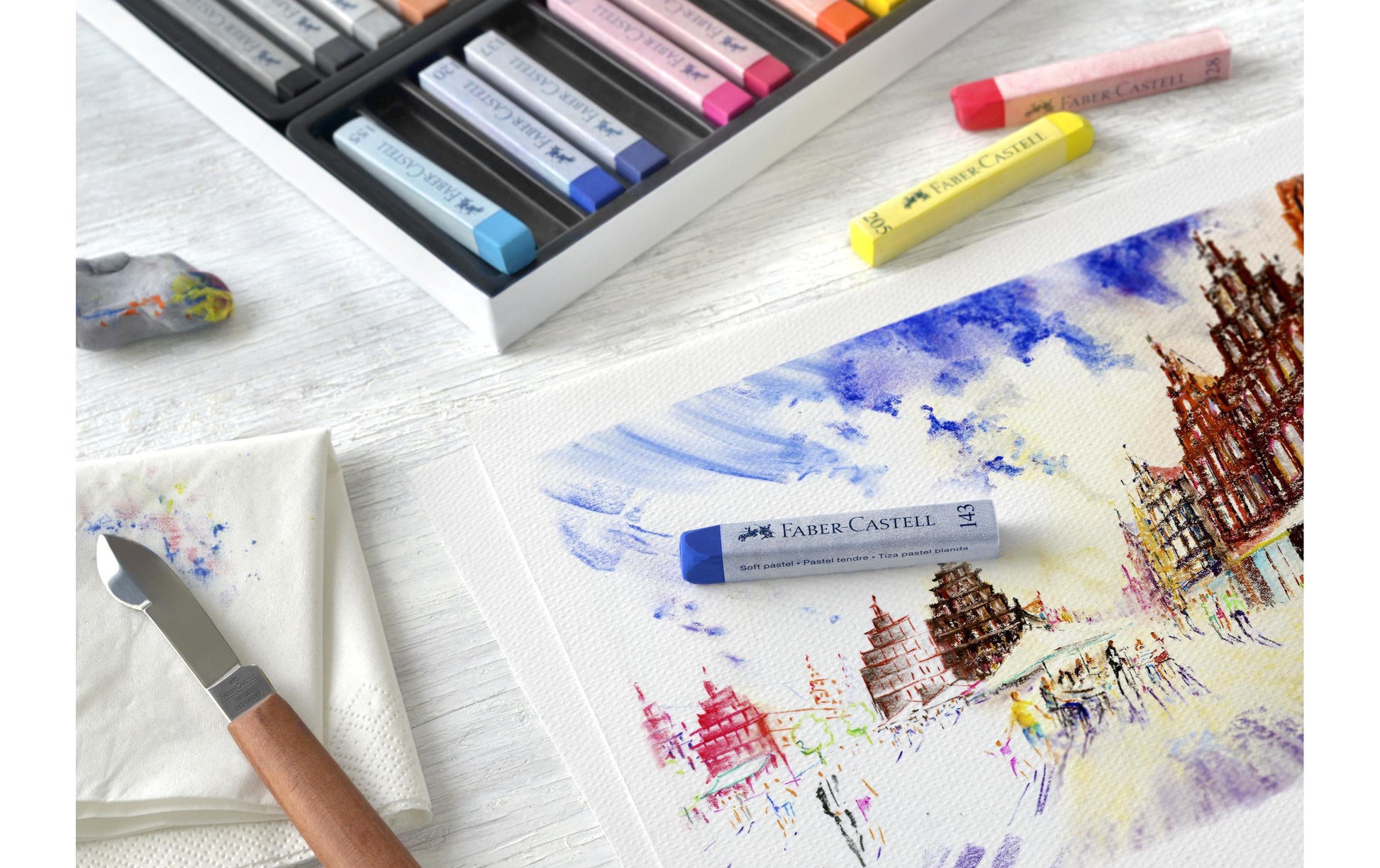 Faber-Castell Studio Qualität – Ölpastelle – Set – 24 Farben