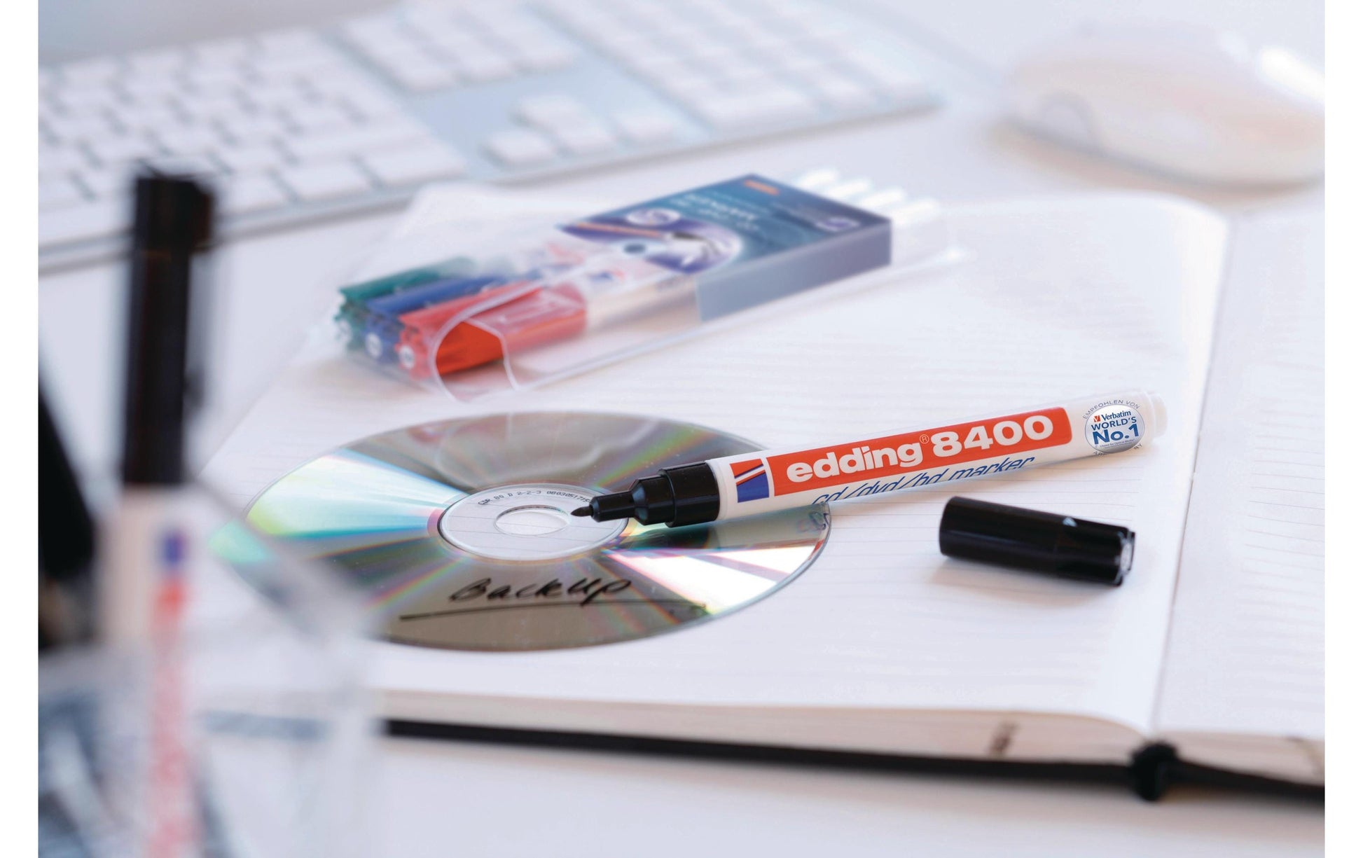 Edding Permanentmarker für CD/DVD/BD – schwarz