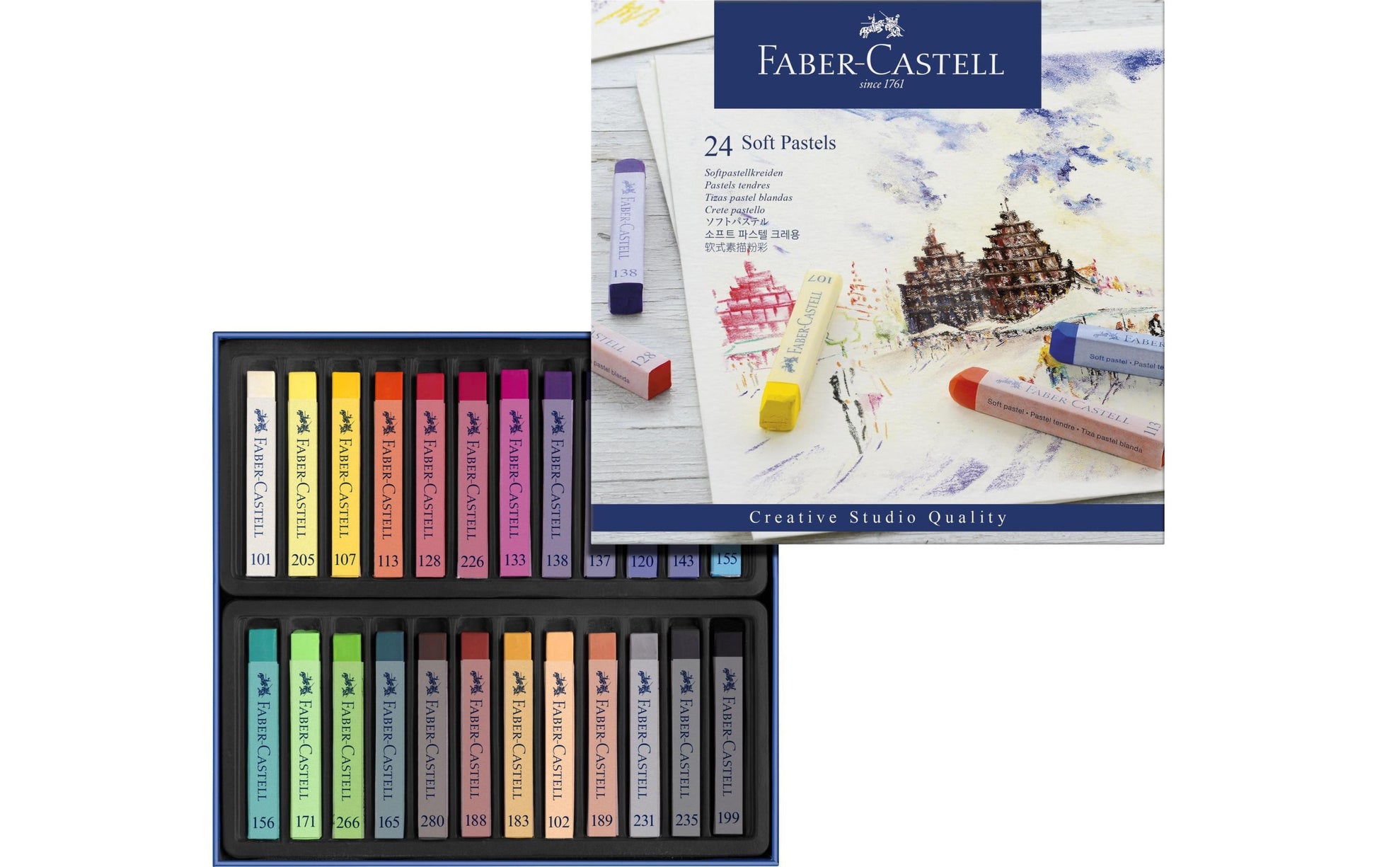 Faber-Castell Studio Qualität – Ölpastelle – Set – 24 Farben