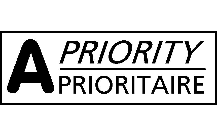 Trodat Printy 4911 – Wort- & Datumstempel selbstfärbend, A-Priority / Deutsch – Schwarz