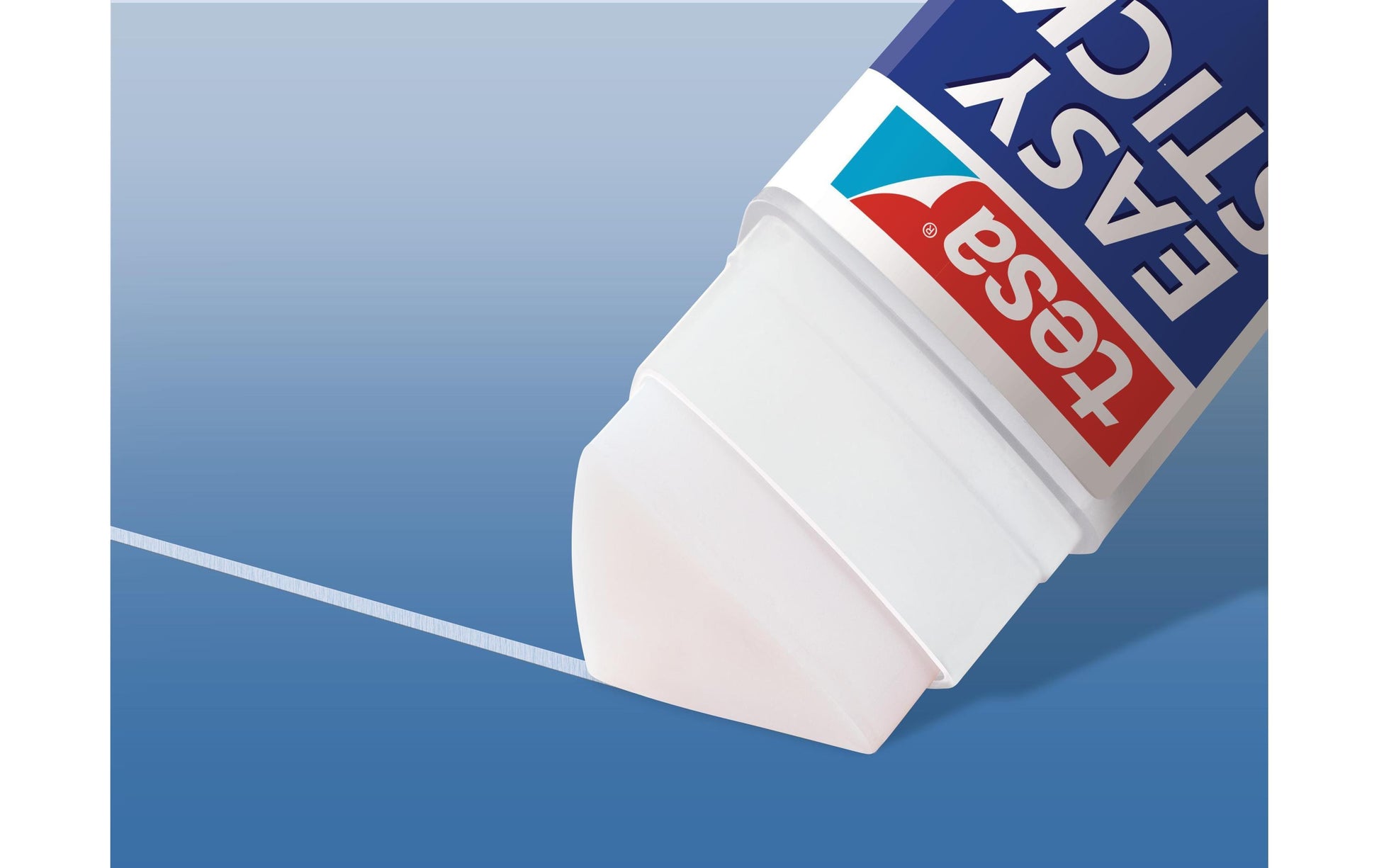 TESA Easy Stick Klebestift – permanent, transparent, lösungsmittelfrei, 25 g, für Papier, Karton, Fotos u. a.