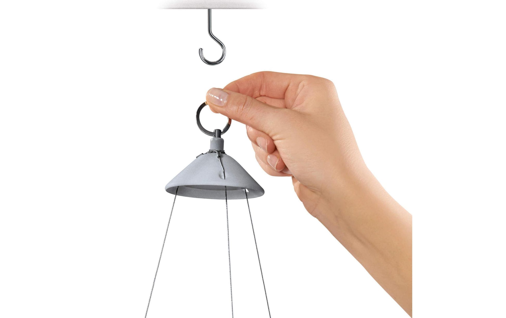 LECHUZA Nido Cottage Korb-Pflanzer – Ø 27 × 23 cm – Kunststoff, braun