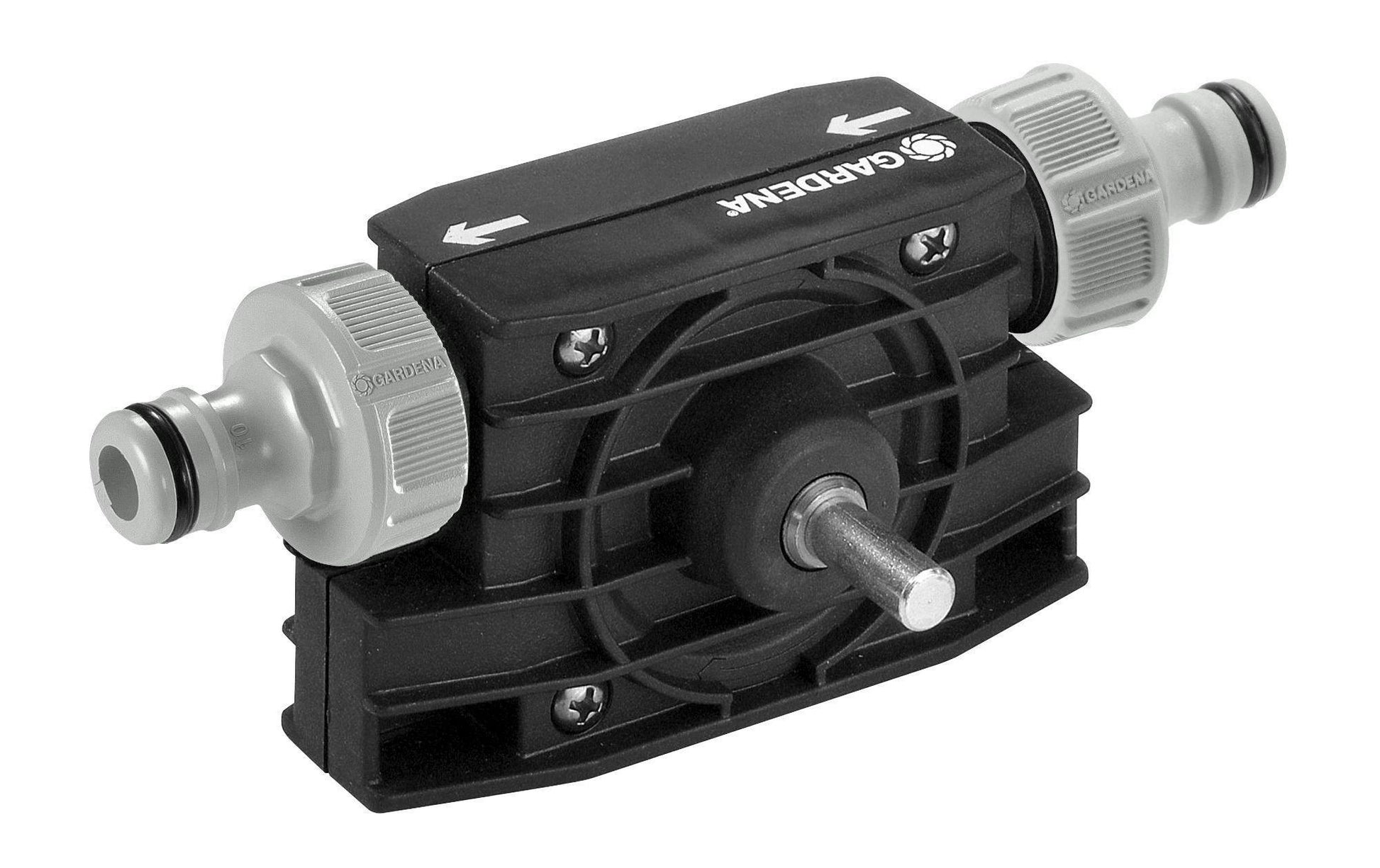 Gardena Bohrmaschinenpumpe 30 m, 2400 l/h – Dämpferpumpe – für Bohrmaschinen