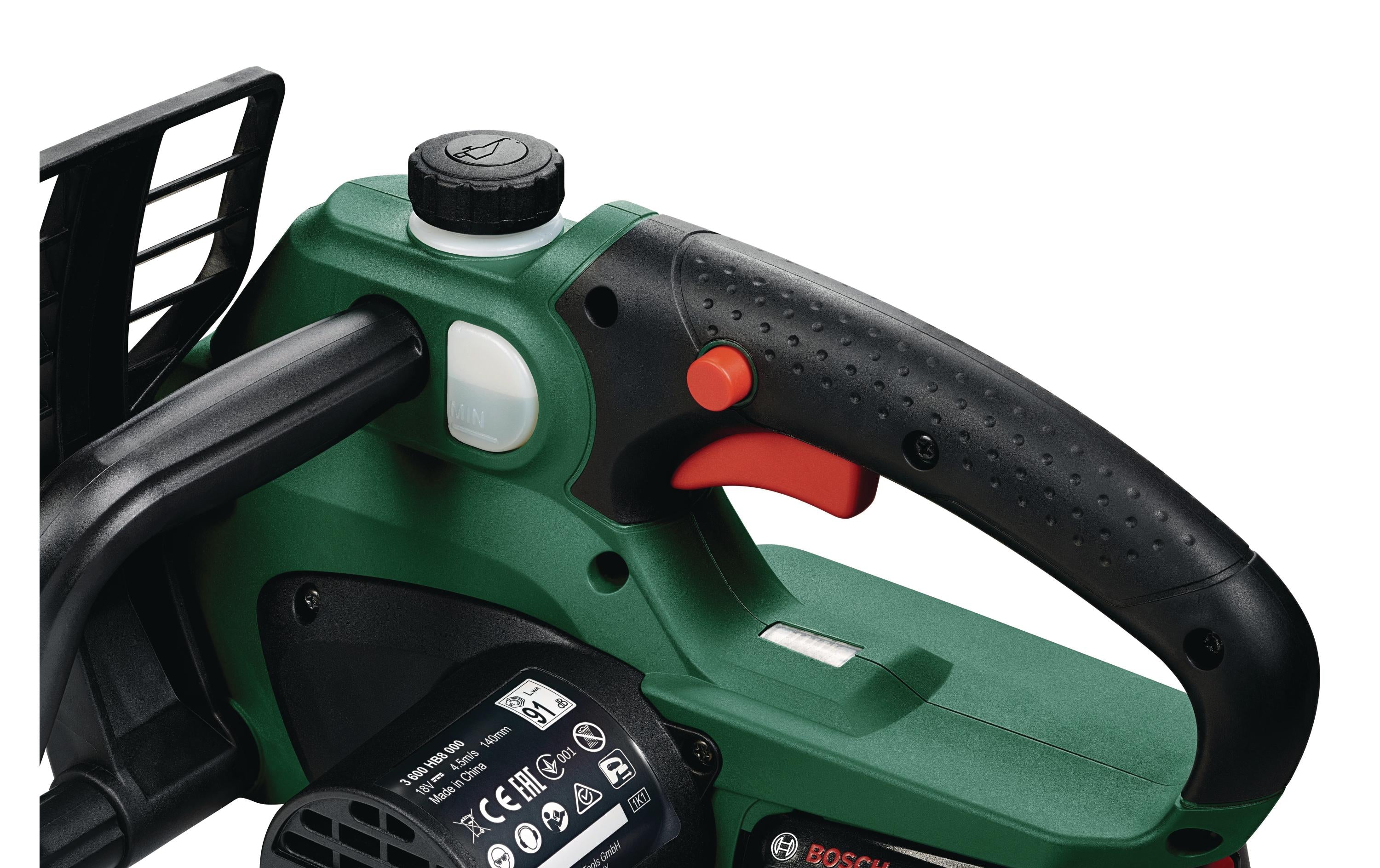 Bosch UniversalChain 18 Akku-Kettensäge – 18 V – Klingenlänge 200 mm – Solo – POWER FOR ALL