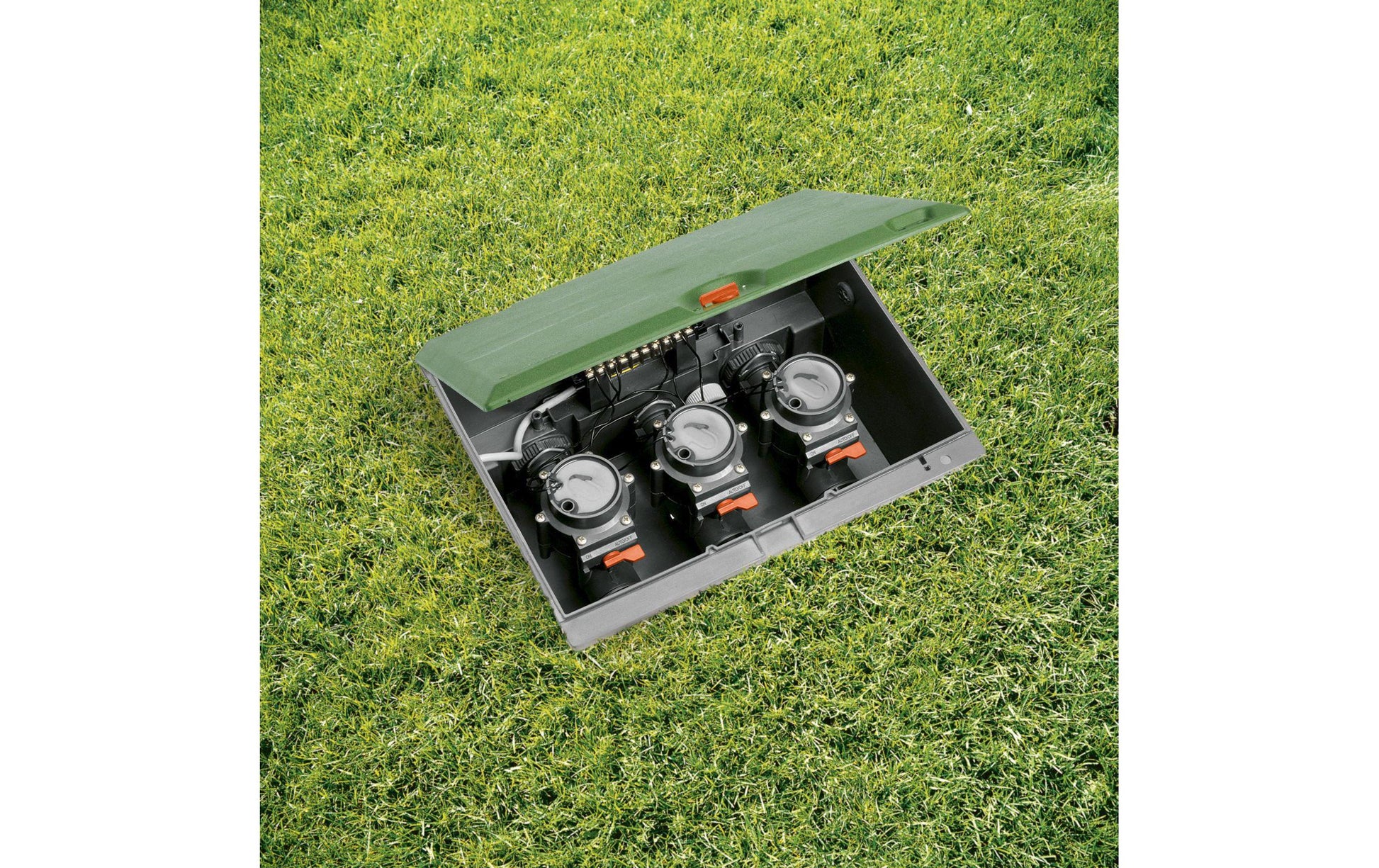 Gardena Ventilbox V3 – Schwarz, Grün, Grau