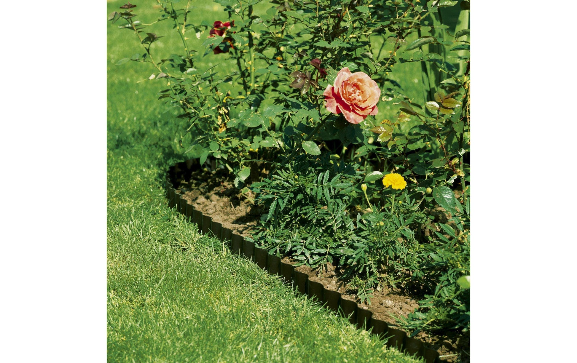Gardena Beeteinfassung – Rolle 20 cm × 9 m, Kunststoff, Schwarz, wetterfest
