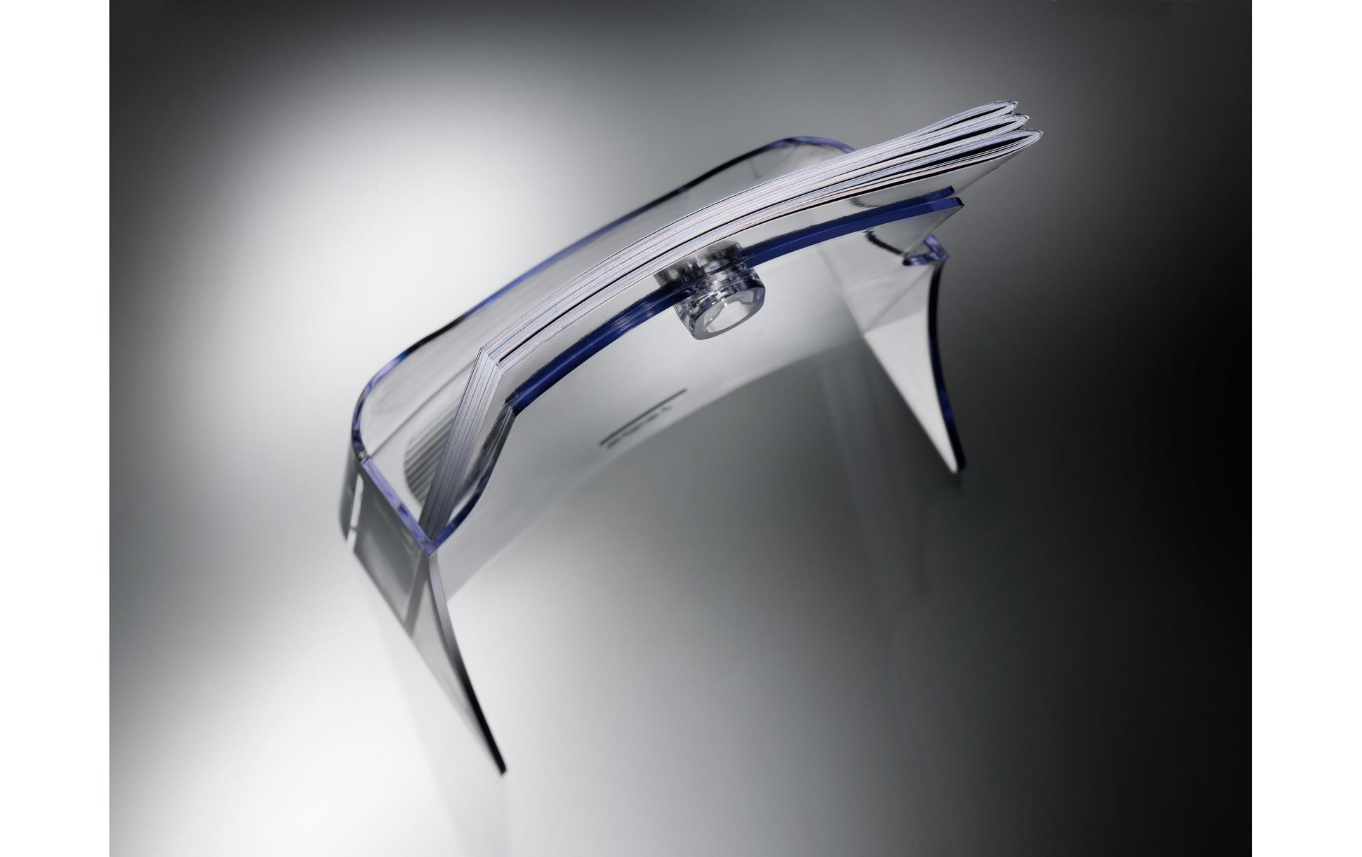 Sigel Tischprospekthalter – Acryl, transparent, 245 × 400 mm – für A4-Formate
