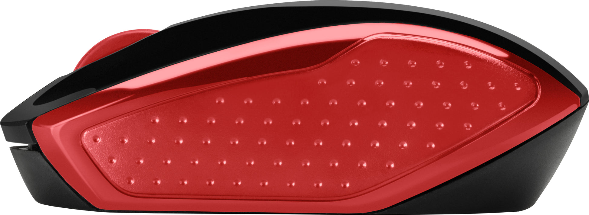 HP Wireless Maus 200 Empress Red – Maus – Kabellos (2,4 GHz), beidhändig, Schwarz/Rot