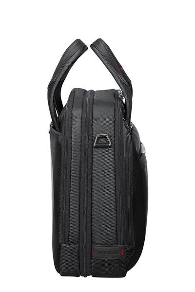 Samsonite Pro-DLX 5 Notebook-Tasche – 17/23 l, RFID-Fach, Aufsteckfunktion, Nylon, Schwarz