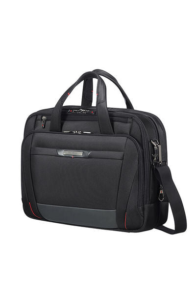 Samsonite Pro-DLX 5 Notebook-Tasche – 17/23 l, RFID-Fach, Aufsteckfunktion, Nylon, Schwarz