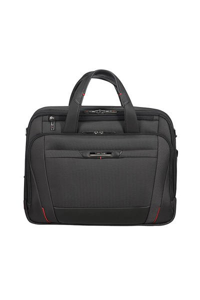 Samsonite Pro-DLX 5 Notebook-Tasche – 17/23 l, RFID-Fach, Aufsteckfunktion, Nylon, Schwarz