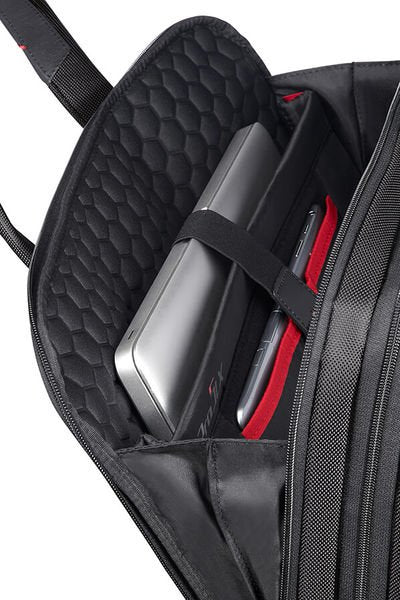 Samsonite Pro-DLX 5 Notebook-Tasche – 24,5/31 l, RFID-Fach, Aufsteckfunktion, Nylon, Schwarz