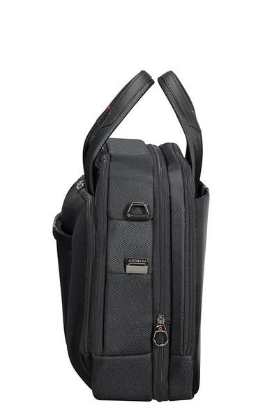 Samsonite Pro-DLX 5 Notebook-Tasche – 24,5/31 l, RFID-Fach, Aufsteckfunktion, Nylon, Schwarz