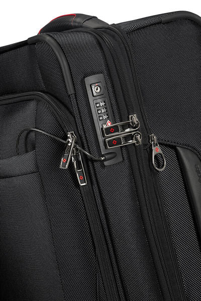 Samsonite Notebook-Trolley – 44,5/54 l, für Notebooks bis 15,6", Weichschale, schwarz, 40 × 55 × 23–28 cm