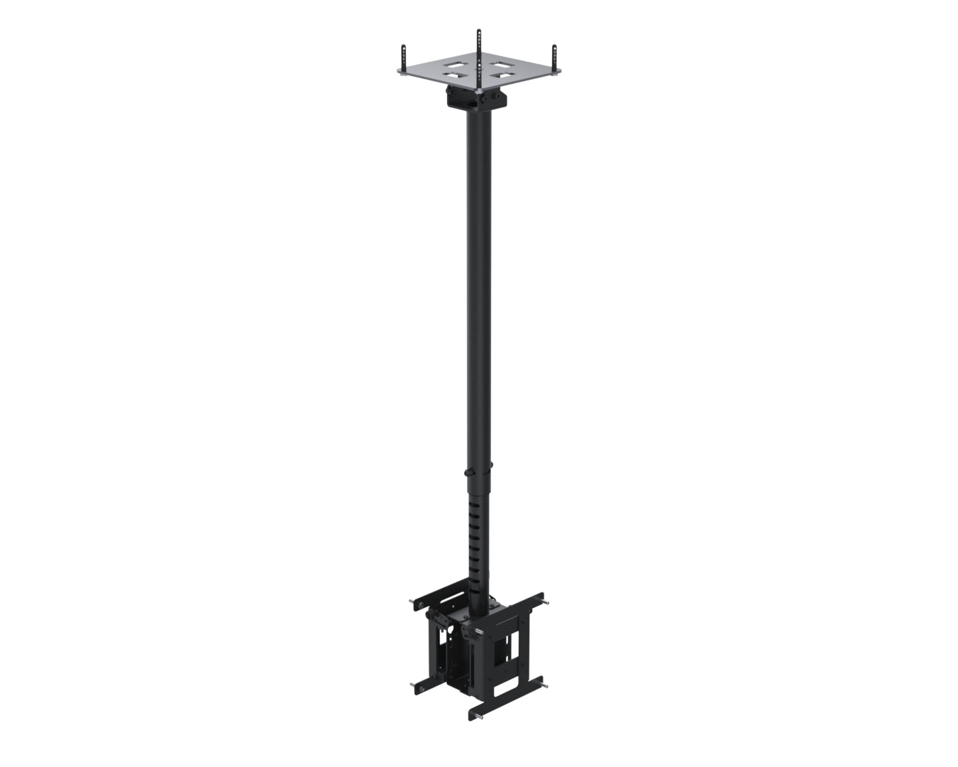 Ergonomic Solutions V100/200 – Deckenhalterung für Bildschirme bis 43", Back-to-Back, ausziehbar