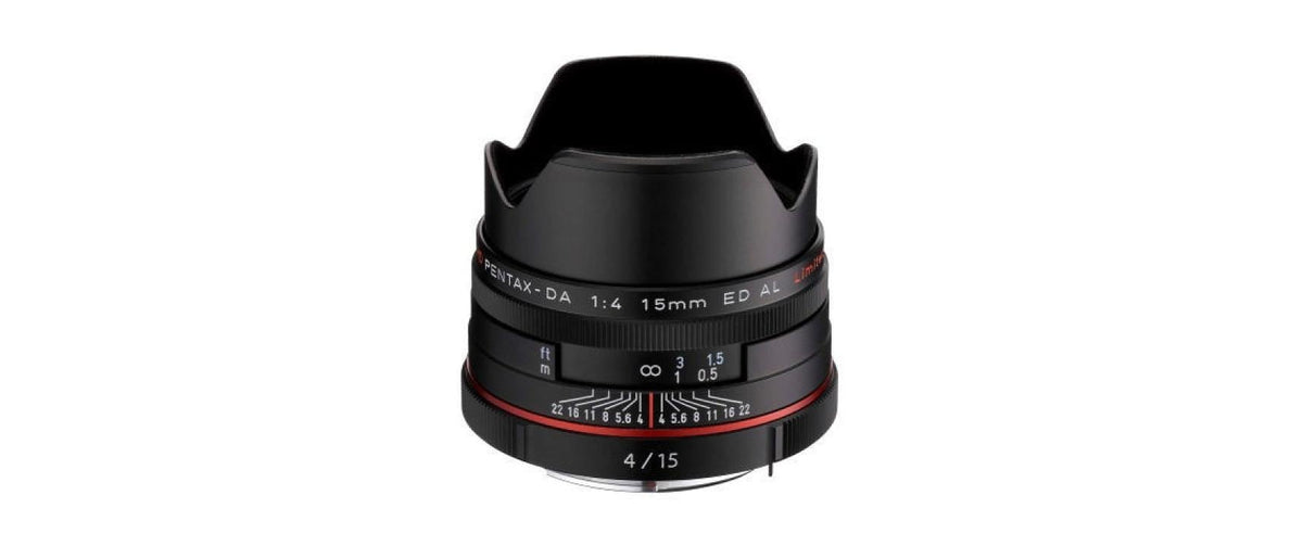 Pentax HD DA 15 mm f/4 ED AL Limited Objektiv – Pentax K-Bajonett – Schwarz