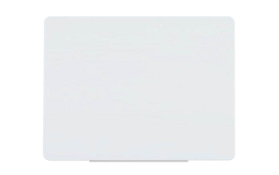 Bi-Office Whiteboard – 120 × 90 cm, Glas, magnetisch, inkl. Stiftablage