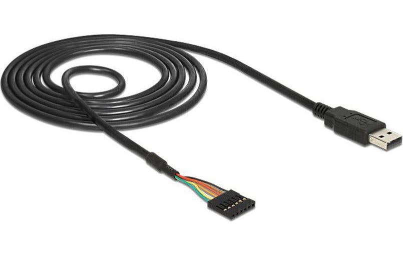 DeLOCK USB-A (Stecker) auf Pinheader (Buchse) Adapter, USB 2.0, 1,8 m