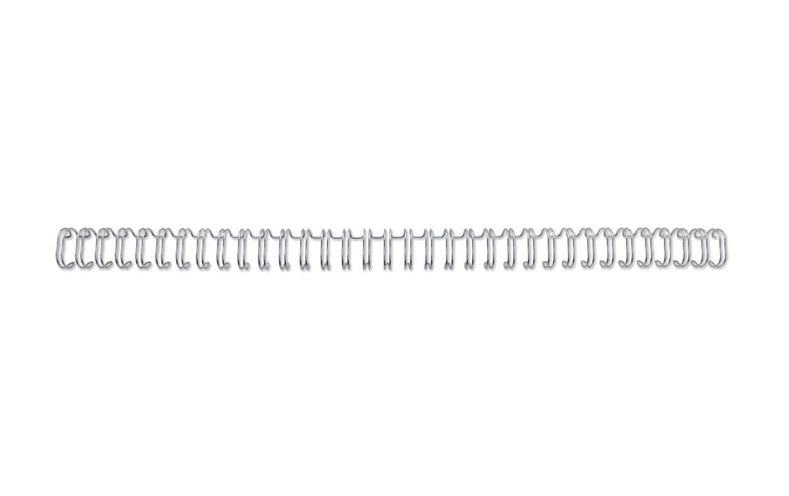 GBC Drahtbinderücken – Ø 11 mm, silber – 100 Stk.