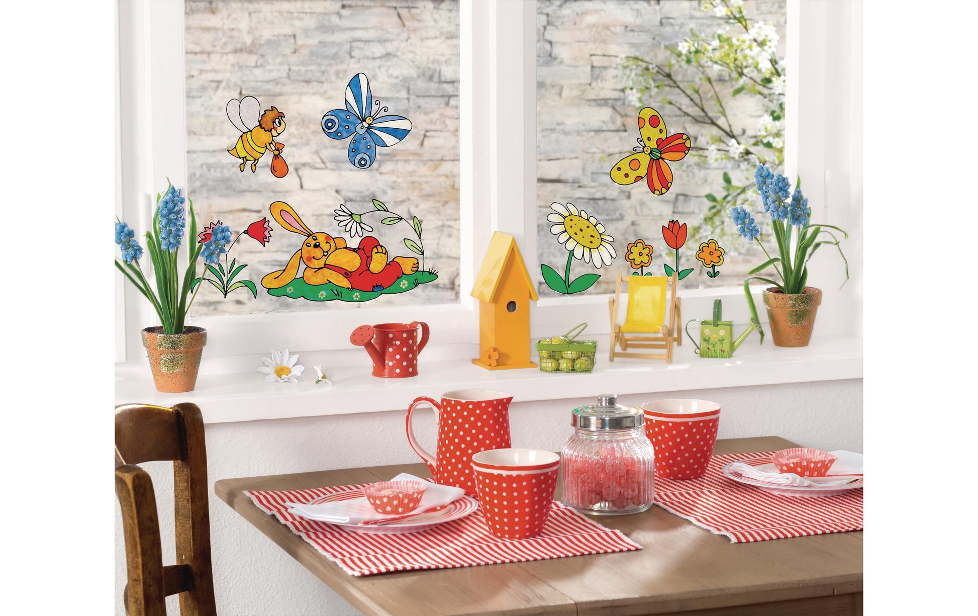 Marabu Fun & Fancy – Fenstermalfarbe – Orange, 80 ml, für Glas & Porzellan