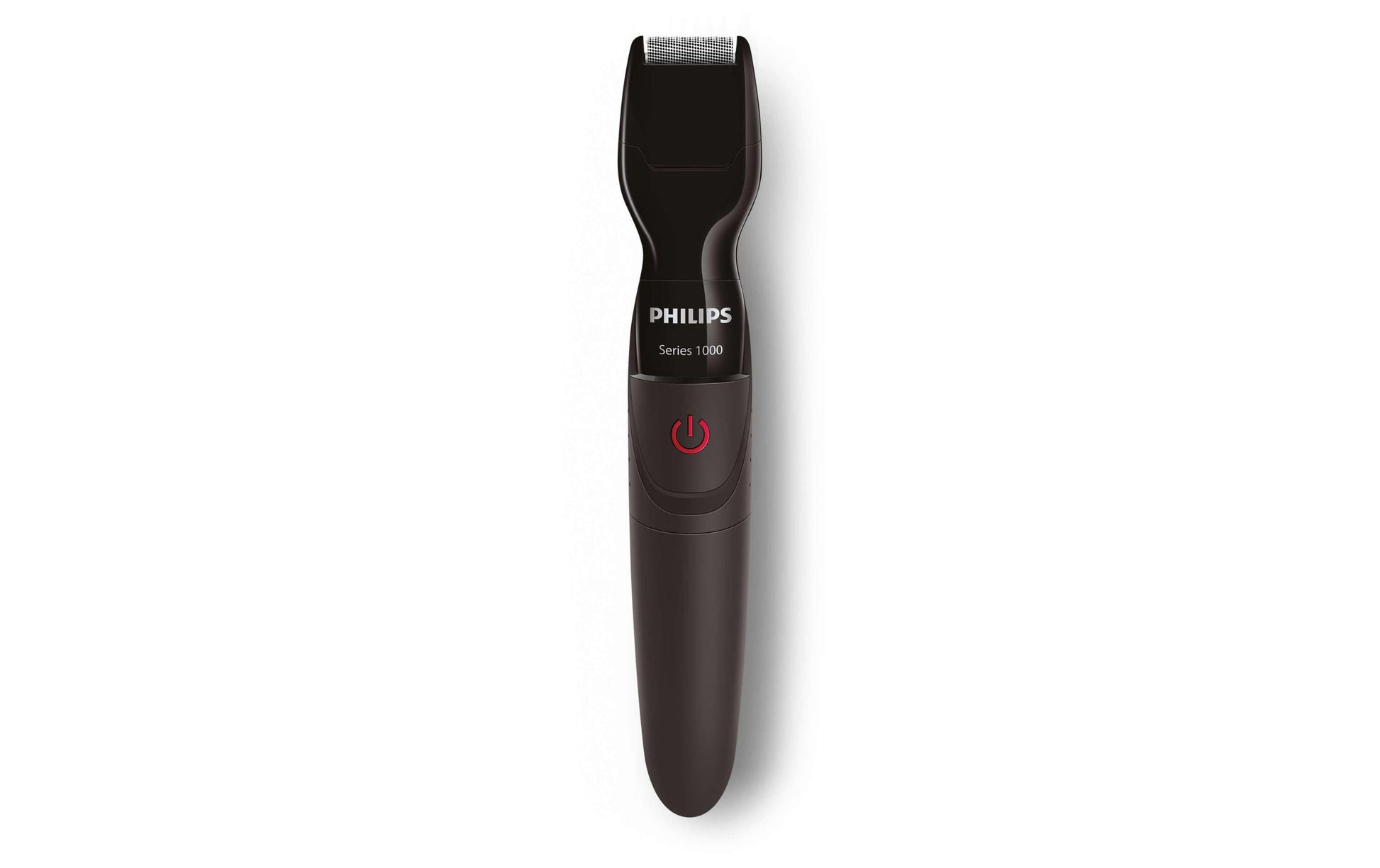Philips Bartstyler Multigroom MG1100 – 4 Längeneinstellungen, 1–5 mm Schnittlänge, waschbar – Schwarz/Rot