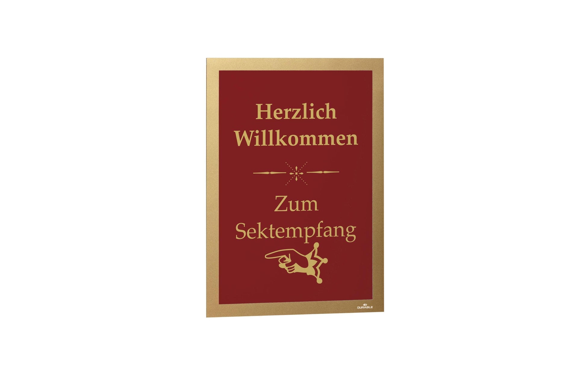 Durable DURAFRAME Magnetrahmen – A4 – Gold