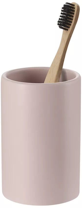 Diaqua Zahnputzbecher Zylo – Ø7,2×11 cm, Keramik, Beige