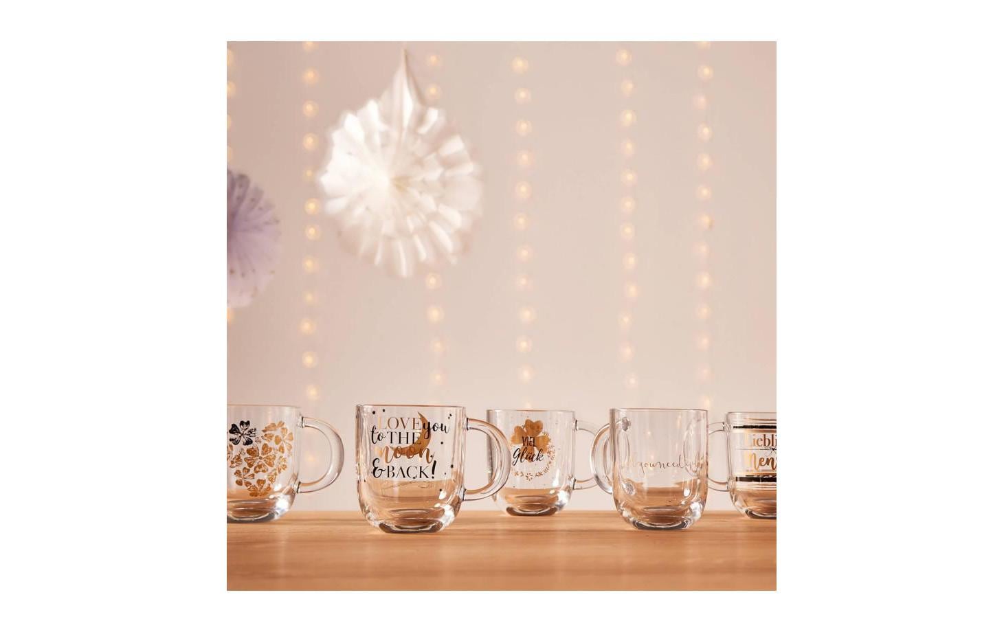 LEONARDO Kaffeetasse Emozione – 400 ml, Ø 8,7 cm, Glas, Transparent, spülmaschinenfest, mikrowellengeeignet