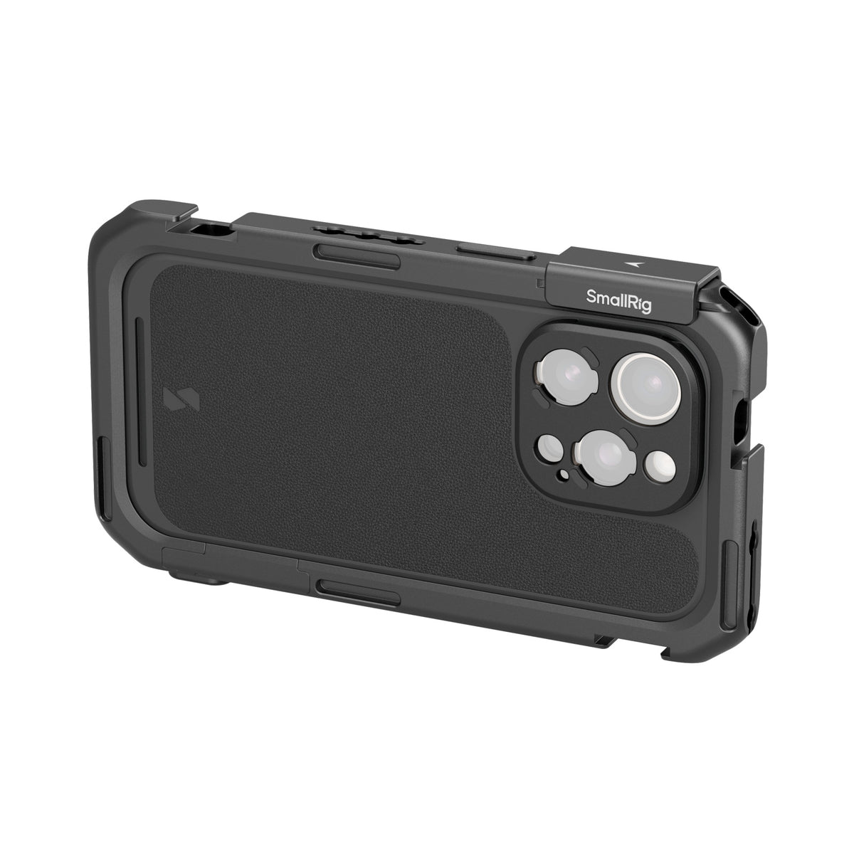 SmallRig Mobile Video Cage 4828 – Foto-/Video-Griff – Aluminium, TPU – für iPhone 16 Pro – Schwarz