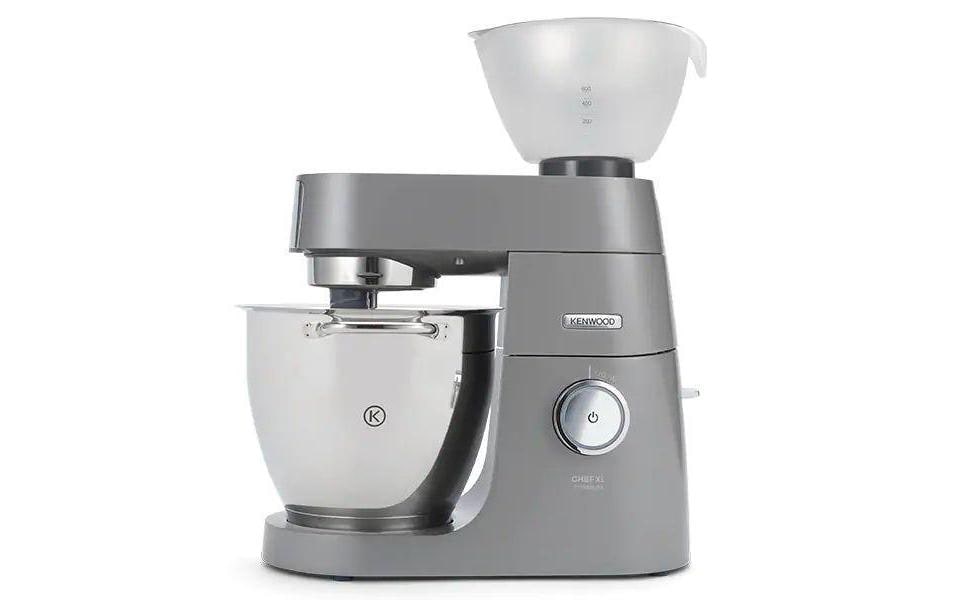 Kenwood Zitruspresse AT312 – 600 ml – für z. B. Chef, Chef Sense, Cooking Chef – Edelstahl, Silber, Weiss