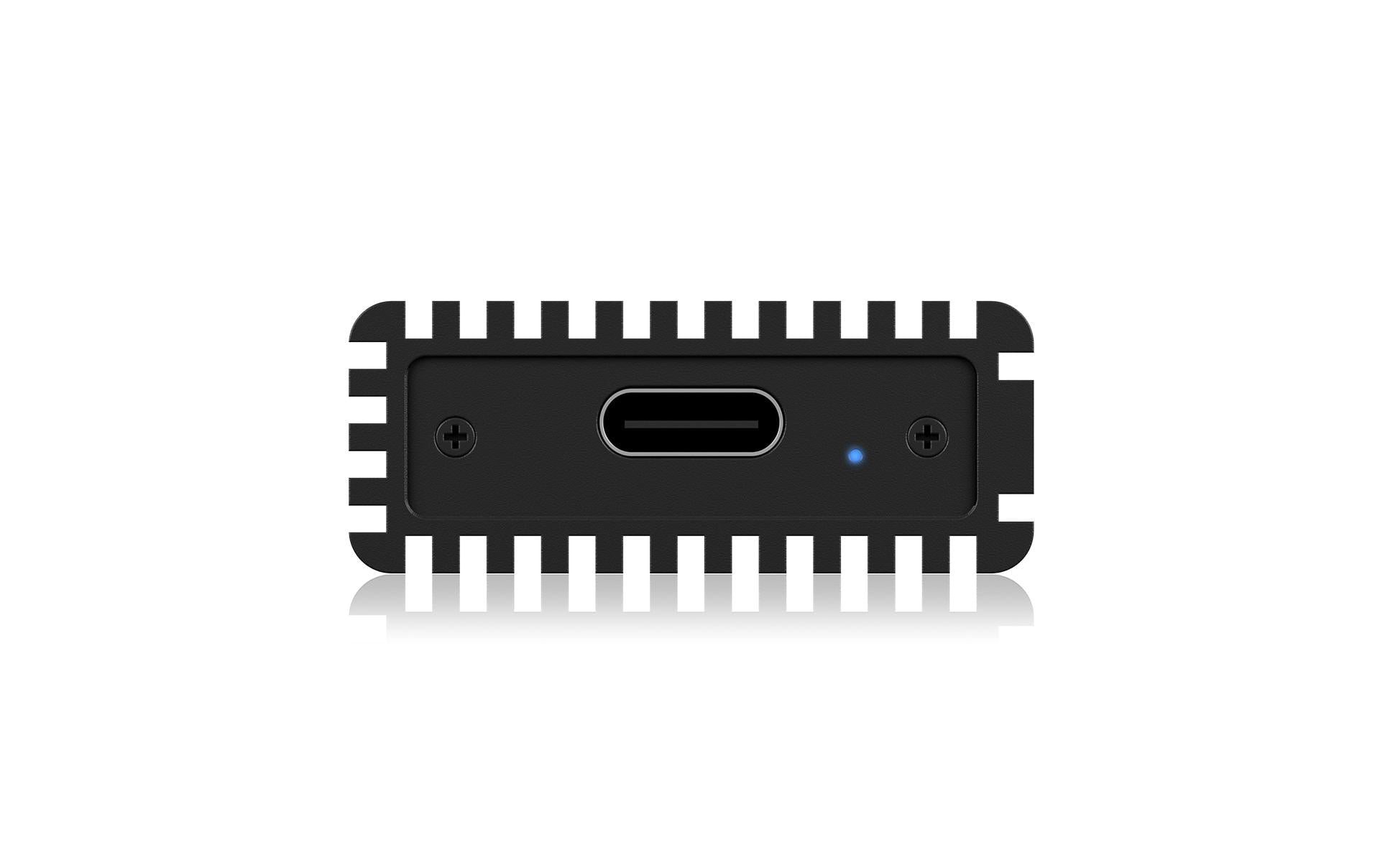 ICY BOX IB-1816M-C31 – 1-Schacht M.2 SSD-Gehäuse – für M.2 (M-Key), PCIe/NVMe, Längen 30–80 mm