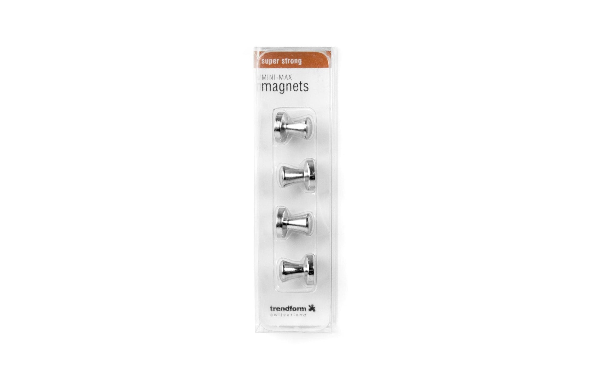 Trendform Tafelmagnete – Ø 14 mm – 4 Stk. – silber