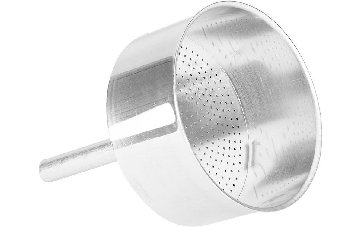 Bialetti Dosiertrichter 9 Tassen – Ø 7,5 cm, für Moka Express 9 Tassen, Fiammetta 9 Tassen, Aluminium