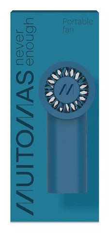 Muitomas Handventilator MINIFAN2BL – 3 Stufen, 500 mAh, USB-C, Blau