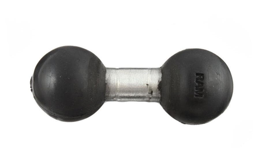 RAM Mounts RAM 1 Doppel-Kugel Adapter – Spezial-Zubehör – Gelenk-Arm, Aluminium/Schwarz – für RAM Mounts (1-Kugel)