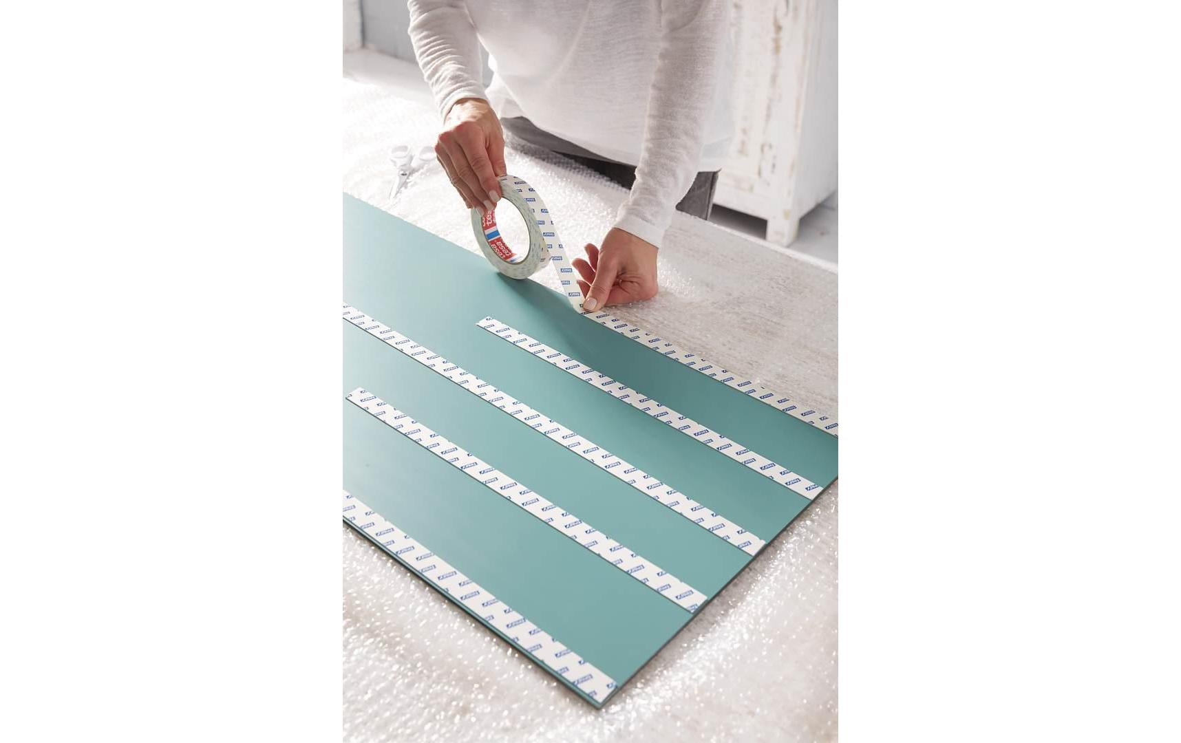 Tesa Powerbond Montageband, für Spiegel – 38 mm × 5 m, weiss