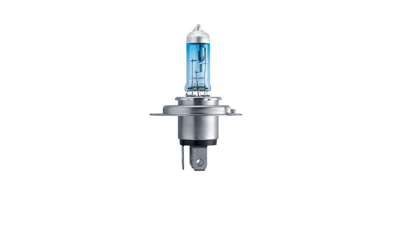 Philips Halogen-Leuchtmittel H4 (P43t-38) – Warmweiss 4200 K, 1560 lm, 55 W – WhiteVision ultra