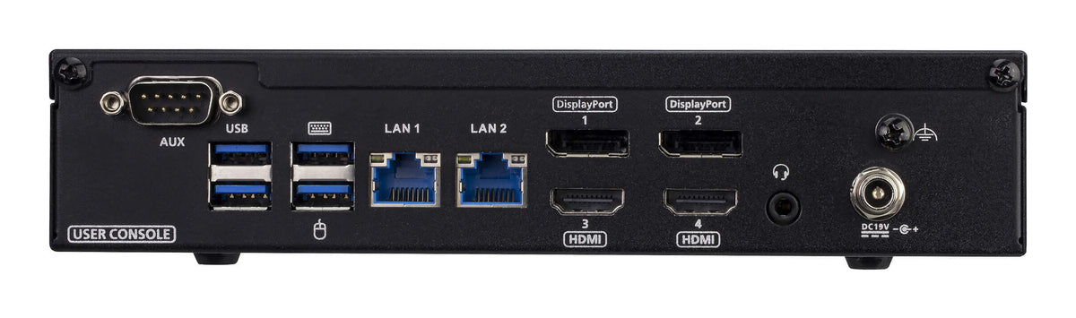 ATEN KA8585 – KVM-over-IP Konsolenstation – Quad-View DP/HDMI, 4K/60 Hz, für ATEN KN-Serie