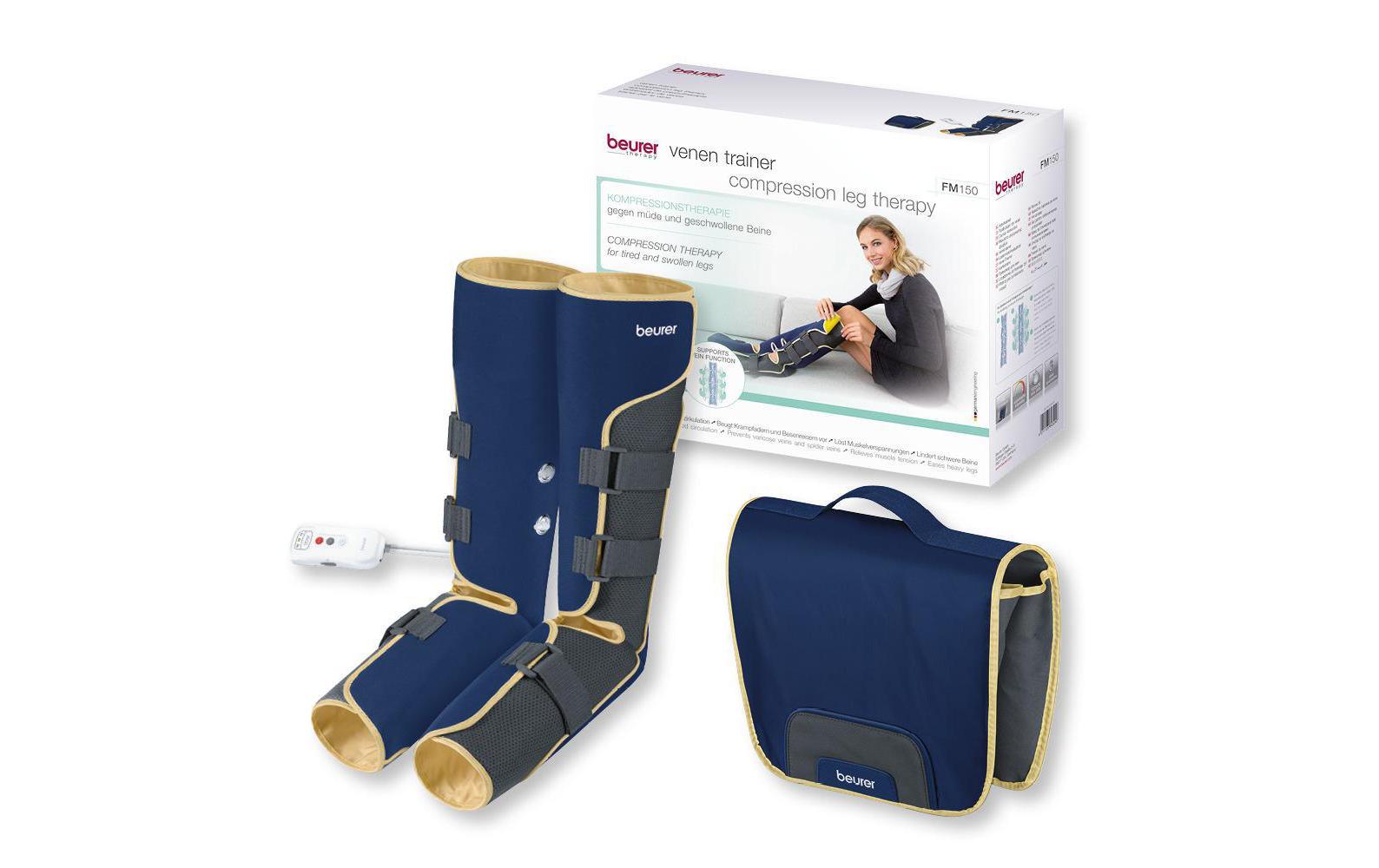 Beurer Massagegerät Venen Trainer FM 150 – Kompressionsmassage – Batterie-/Netzbetrieb