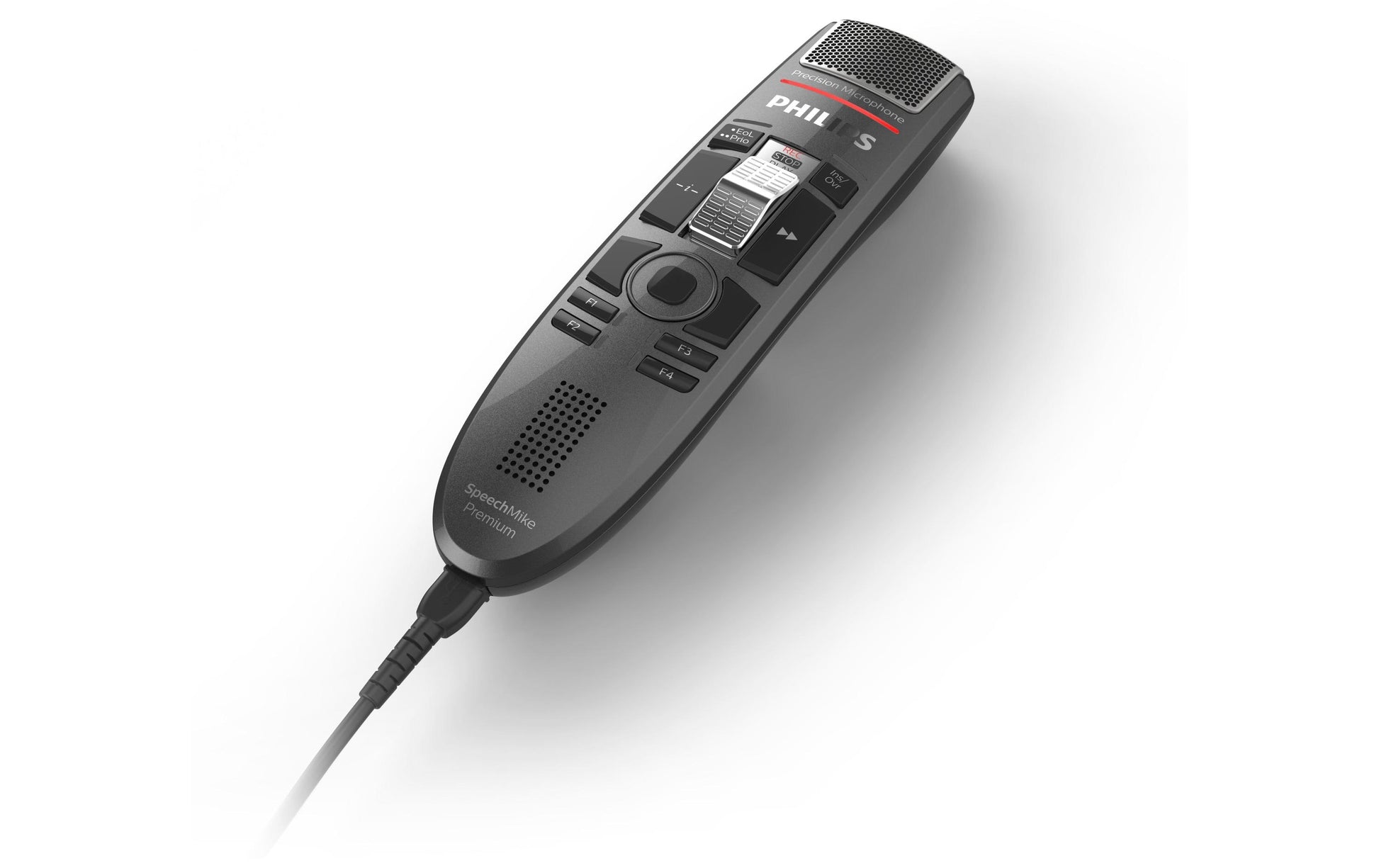Philips SpeechMike Premium Touch SMP3710 – Diktiergerät, USB, Dunkelgrau